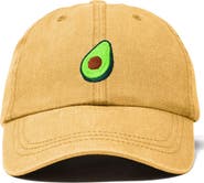 Dalix Avocado Embroidered Food Hat