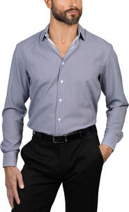 Eddie Bauer Trim Fit Check Dress Shirt