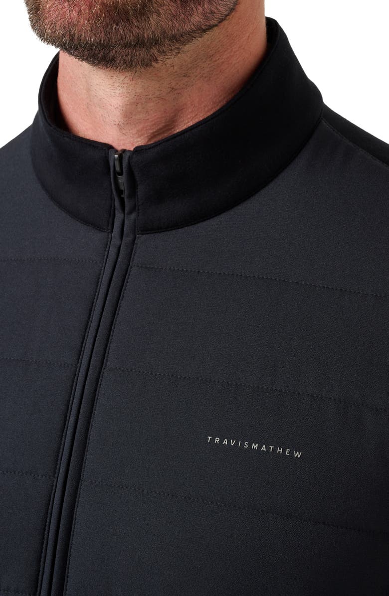 TravisMathew Point of Sail 2.0 Hybrid Jacket, Alternate, color, Black