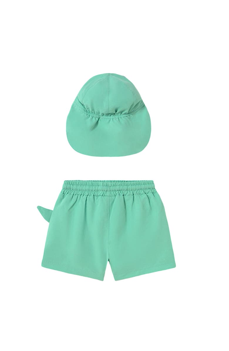 Mayoral Dinosaur Swim Suit Set, Alternate, color, Turqoise
