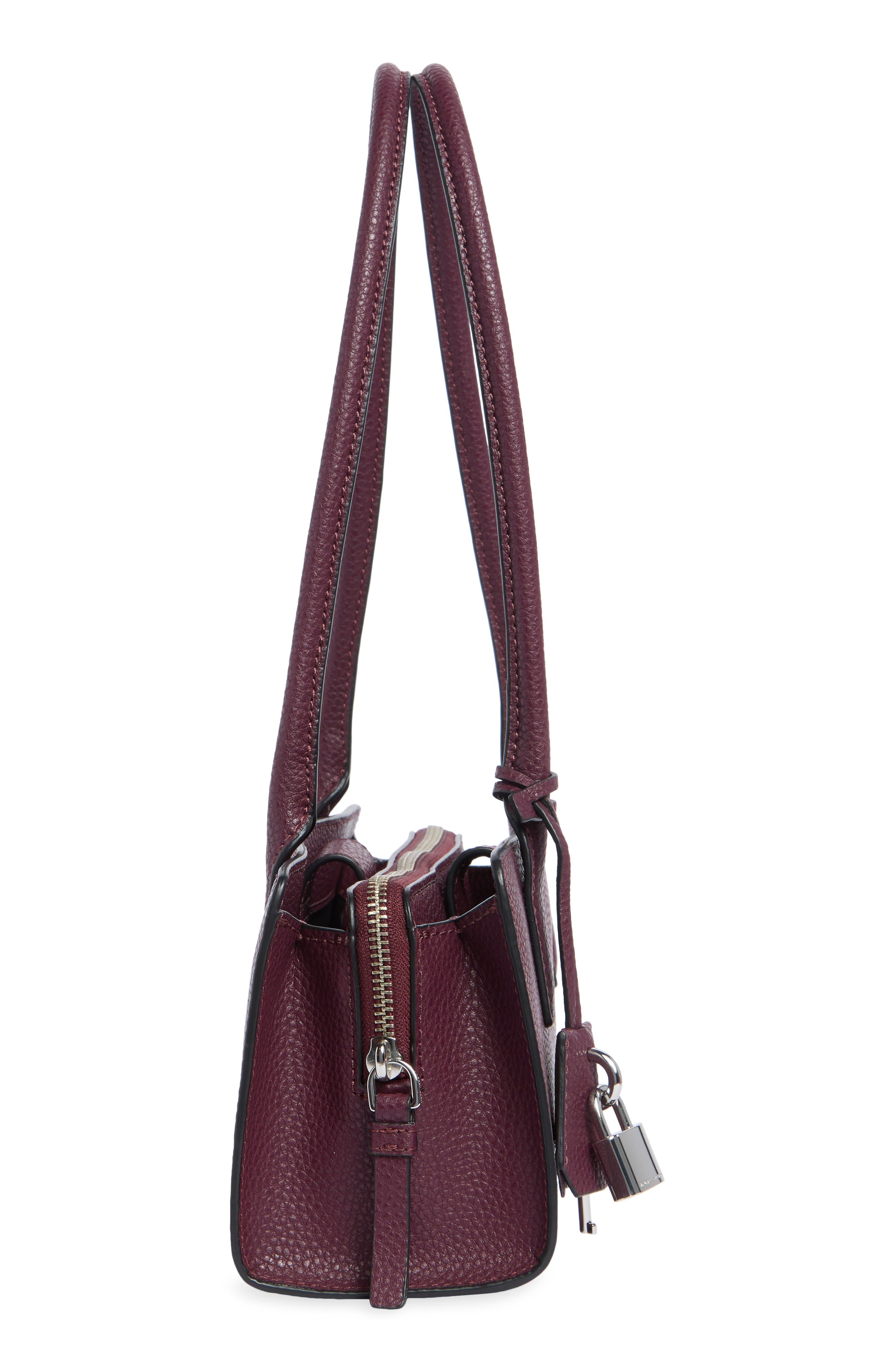 Bold Satchel Bag, Alternate, color, DARK PLUM