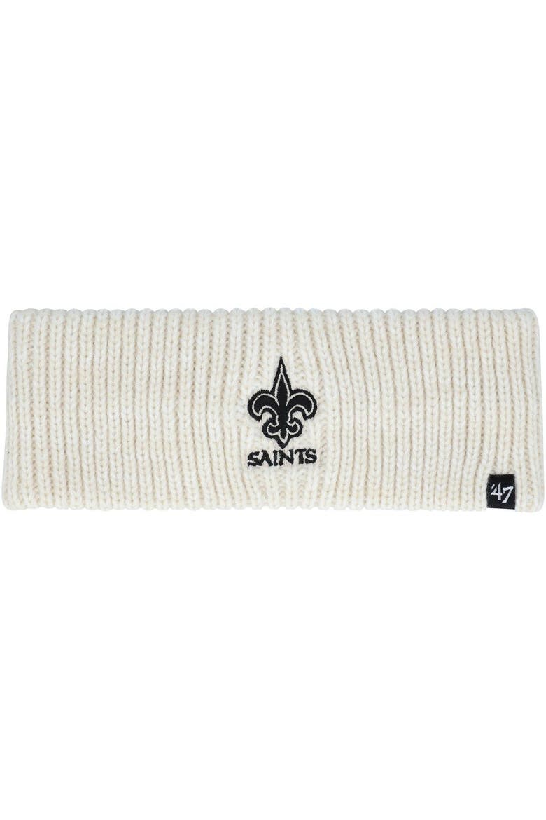 Women's '47 Cream New Orleans Saints Meeko Headband, Main, color, Cream
