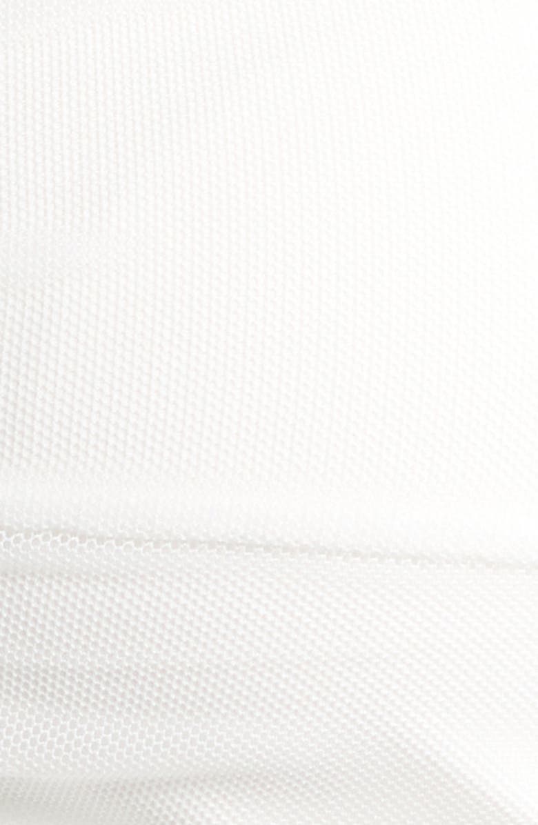 Hutch Twist Front Mesh Bikini Top, Alternate, color, White Solid