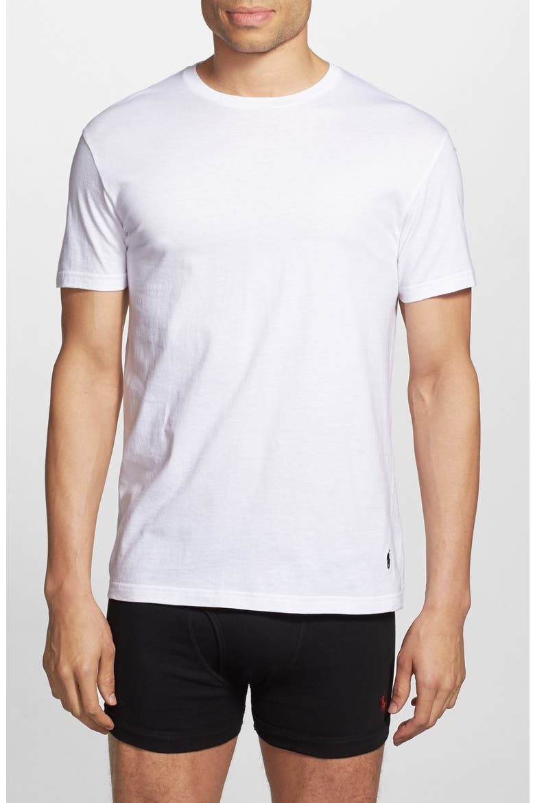 Classic Fit 3-Pack Cotton T-Shirt, Main, color, WHITE