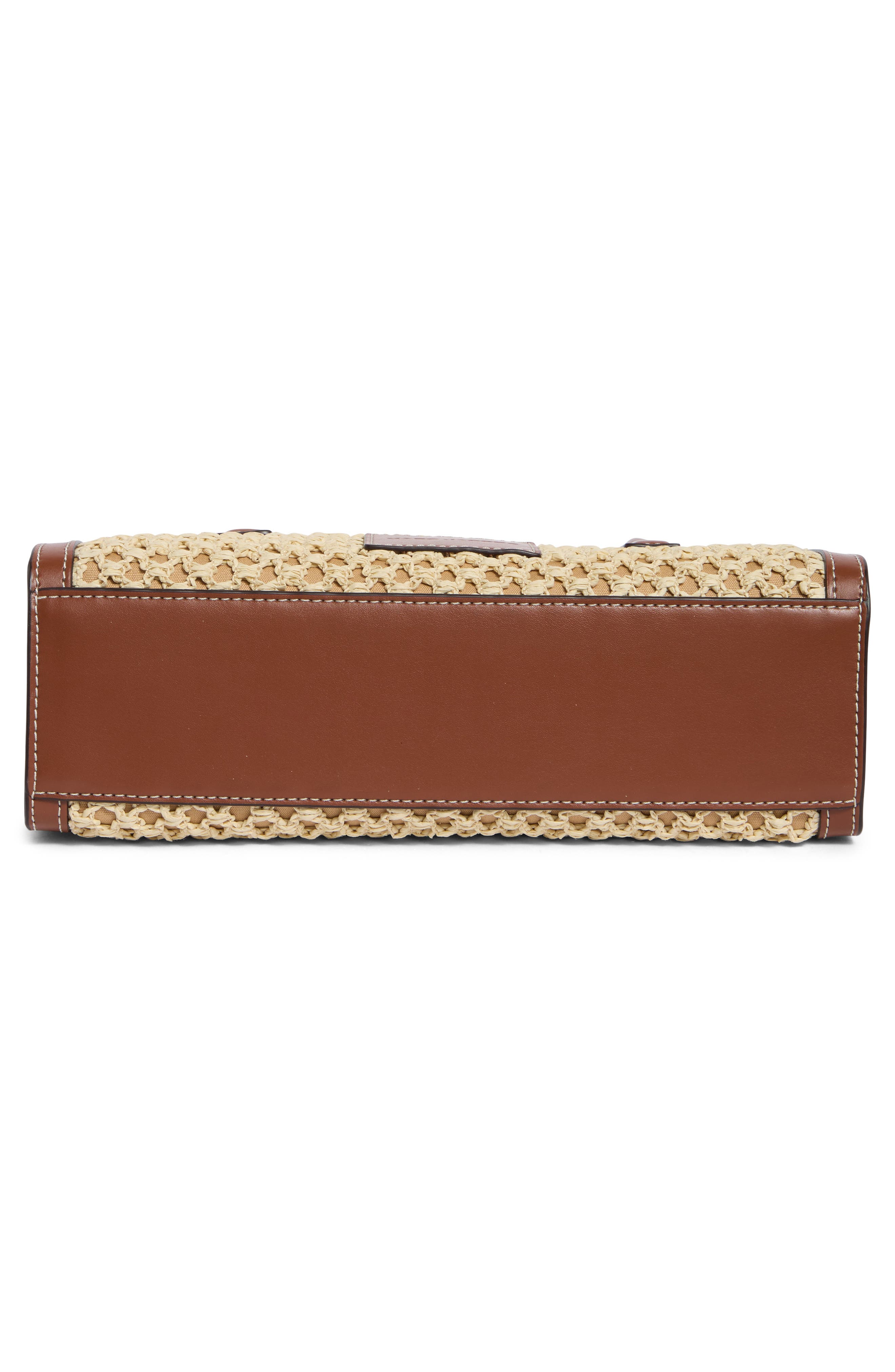Marc Jacobs Woven Satchel Shoulder Bag, Alternate, color, Natural