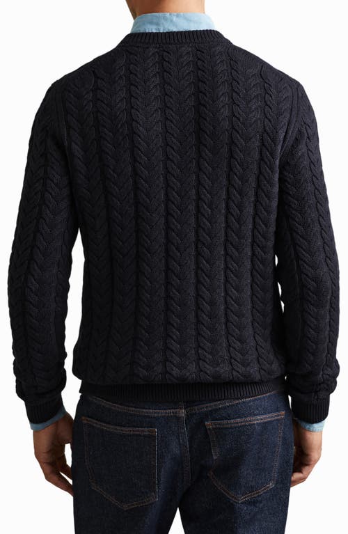 REISS REISS STOKE CABLE STITCH SWEATER