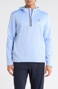 Original Penguin Long Sleeve Half-Zip Fleece Pullover Hoodie