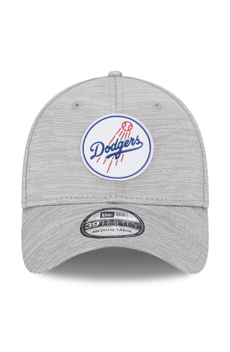 New Era Men's New Era  Gray Los Angeles Dodgers 2023 Clubhouse 39THIRTY Flex Hat, Alternate, color, 