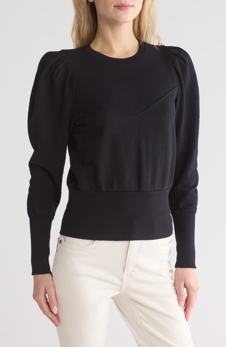 AG Puff Sleeve Yoke Sweater, Main, color,