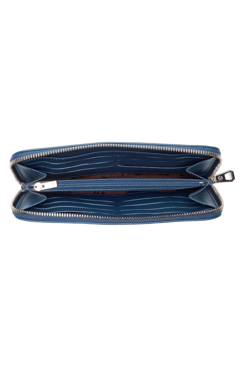 Le Pliage Center Zip Wallet, Alternate, color, PILOT BLUE