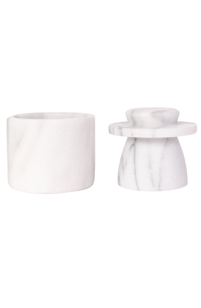 Artifacts Trading Company<sup>™</sup> Artifacts Trading Company White Marble Butter Keeper, Alternate, color, White Matte