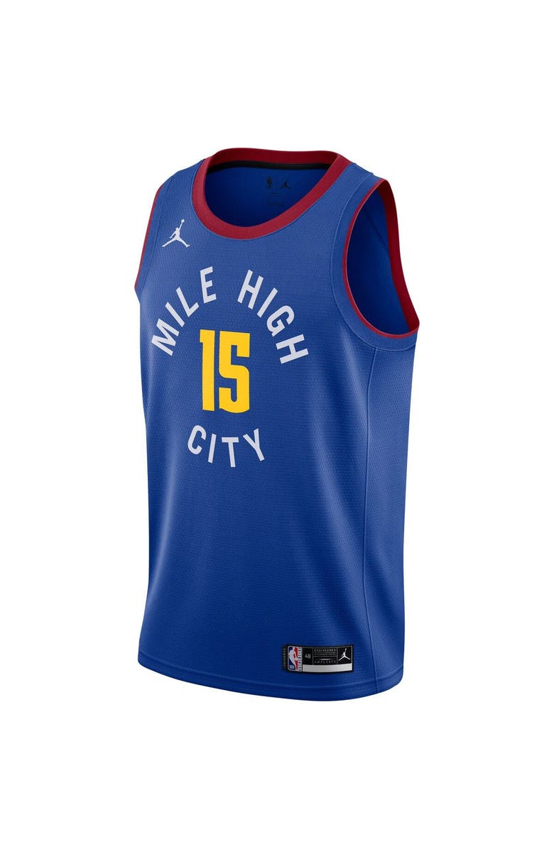 Jordan Brand Men's Jordan Brand Nikola Jokic Blue Denver Nuggets 2020/21 Swingman Jersey - Statement Edition, Alternate, color,