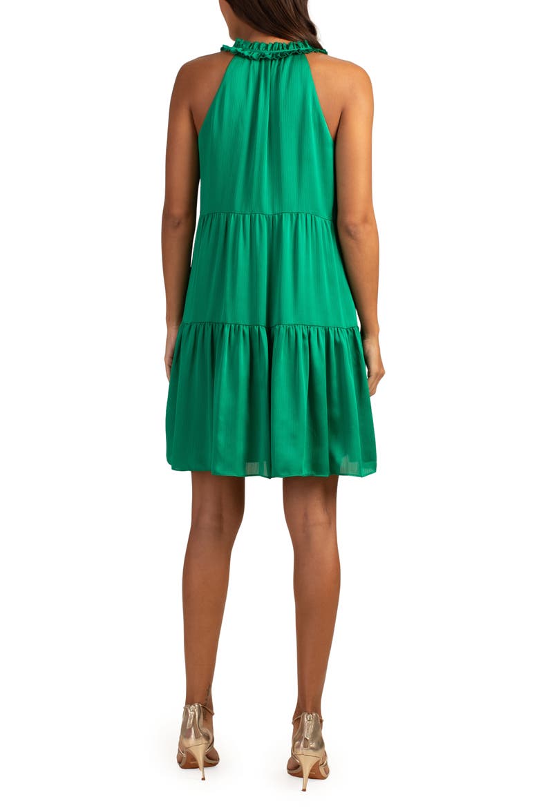 Embrace Sleeveless Tiered Shift Dress, Alternate, color, ZELLIGE GREEN