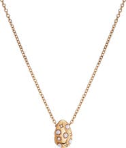 Alex and Ani Pearl and Crystal Pendant Necklace