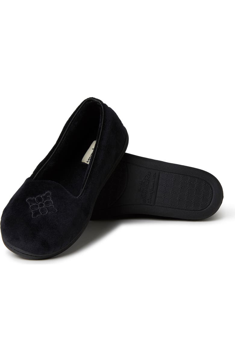DEARFOAMS Rebecca Velour Slipper, Alternate, color,