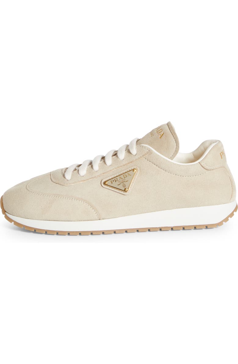Prada Triangle Logo Low Top Sneaker, Alternate, color,
