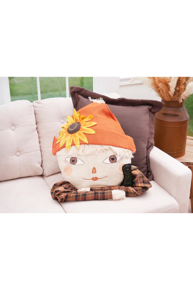 Hazel Zombinaland Halloween Decorative Figurine Pillow, Alternate, color, Orange