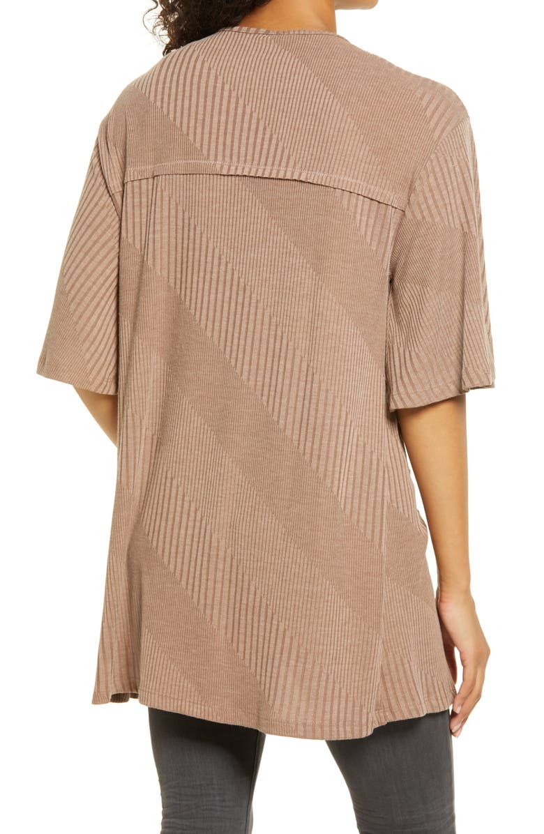 Bobeau Open Front Cardigan, Alternate, color, 