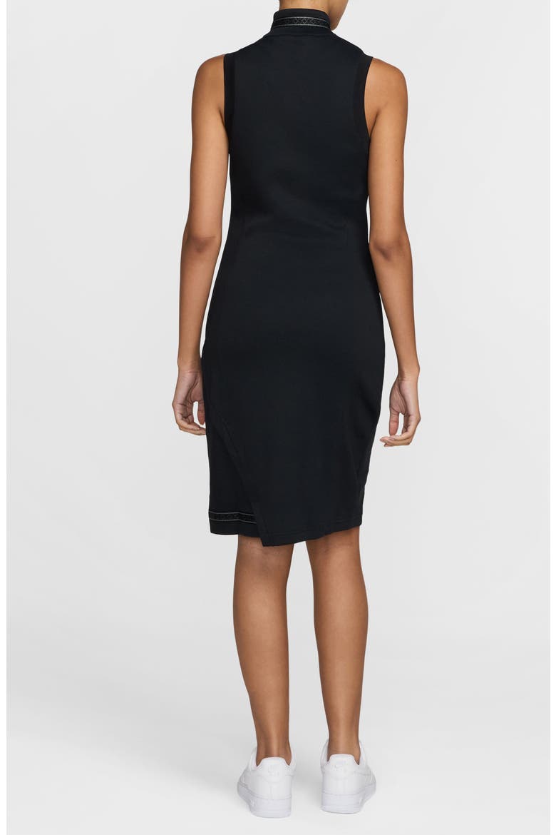 x Naomi Osaka Elevated Touches Rib Dress, Alternate, color, BLACK/ MEDIUM OLIVE