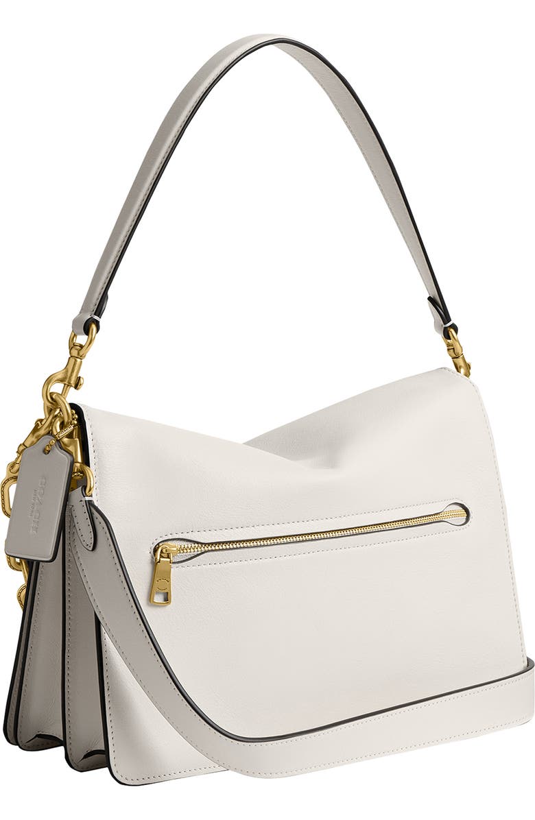 COACH Tabby 30 Chain Smooth Leather Shoulder Bag, Alternate, color, Chalk