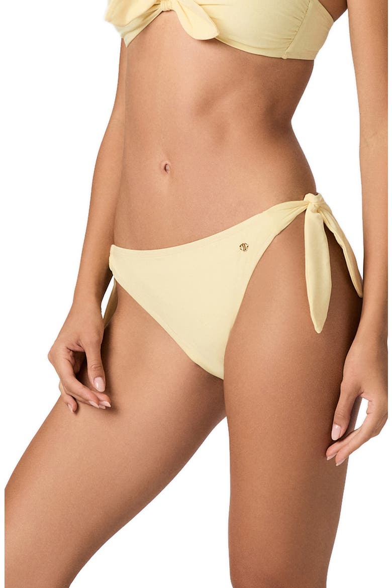 Diana Side Tie Bikini Bottoms, Alternate, color, SUNSHINE YELLOW