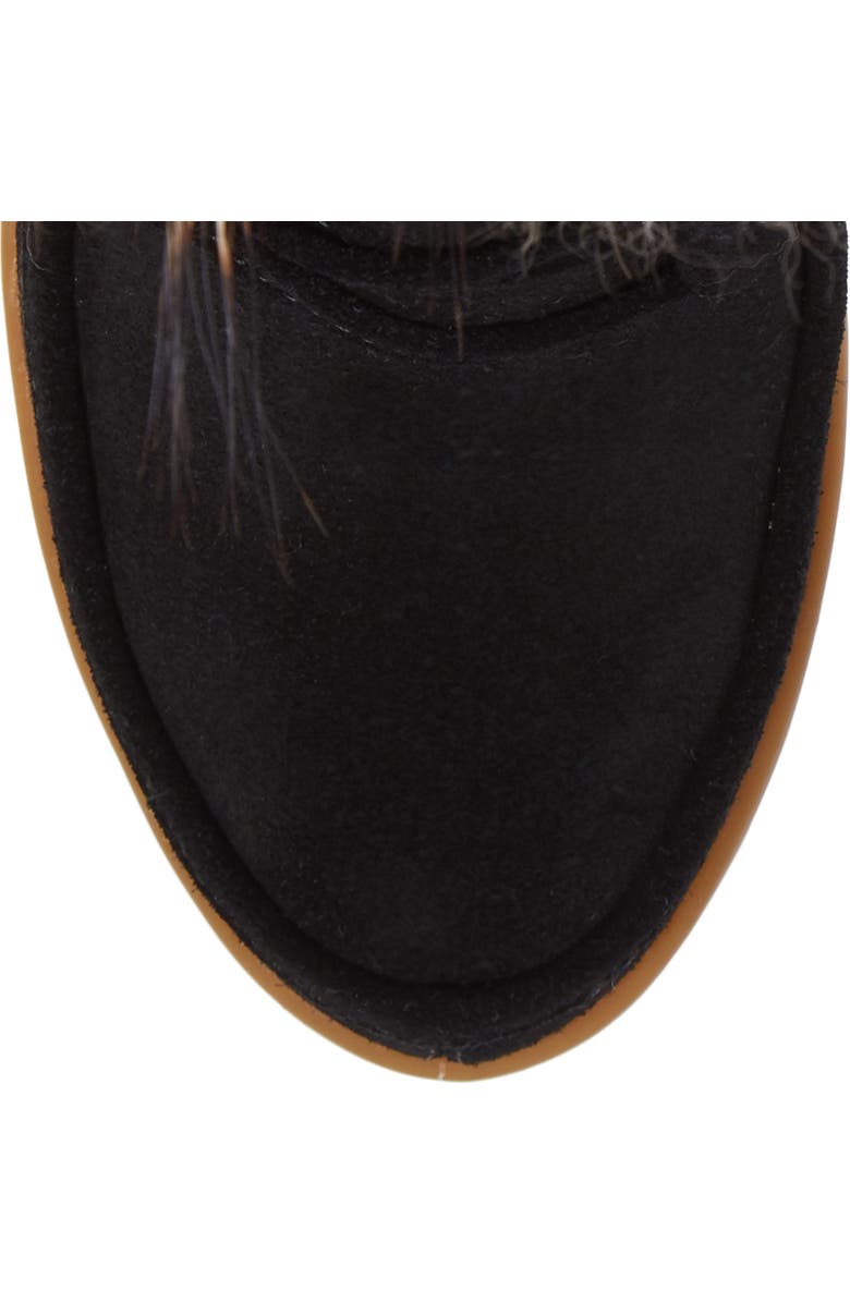 Cecelia New York Holly Wedge Bootie with Genuine Fox Fur Trim, Alternate, color,