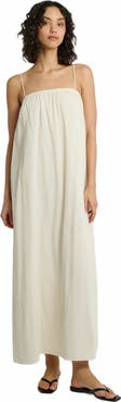 Onia Crinkle Gauze Maxi Dress