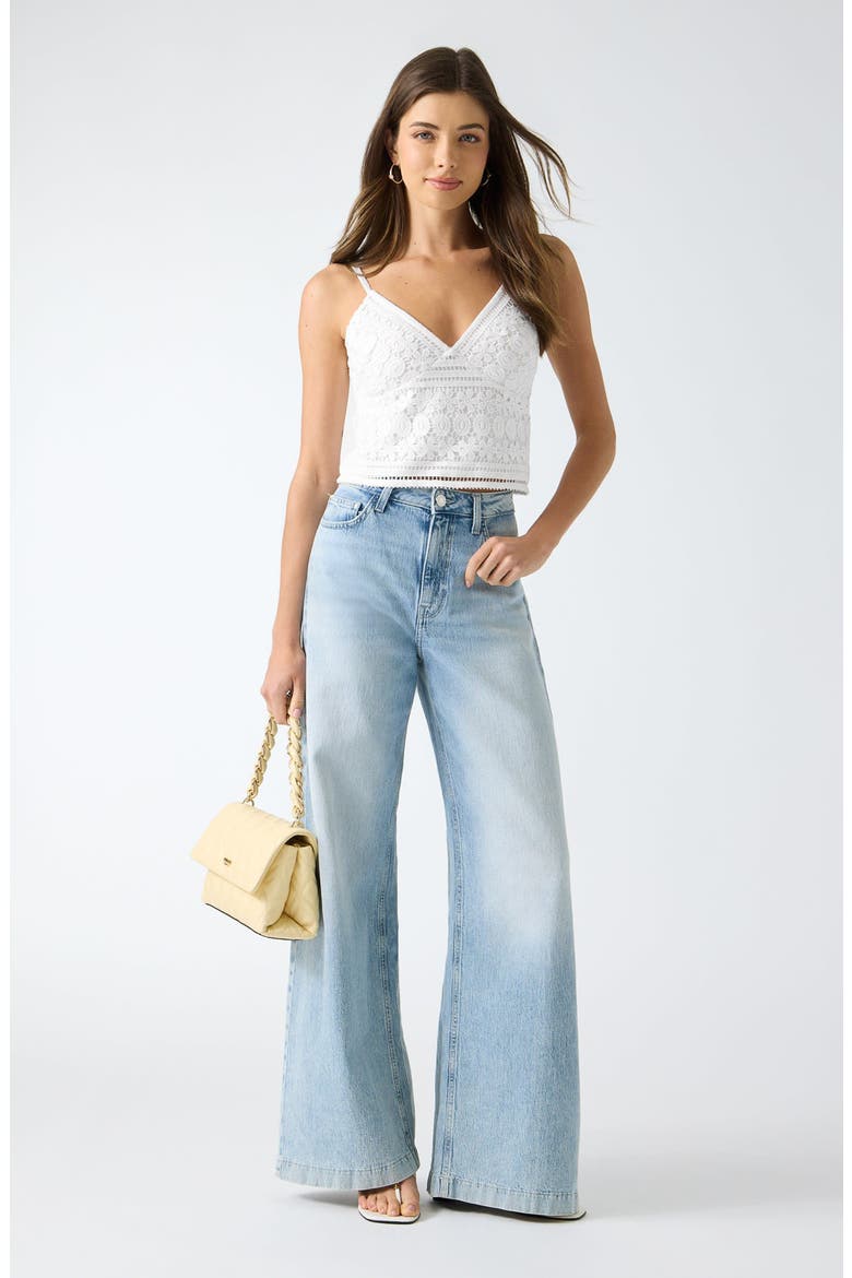 Natasha Lace Cami Top, Alternate, color, WHITE