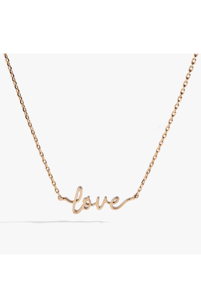 Alex and Ani Love Inline Necklace, Main, color, 