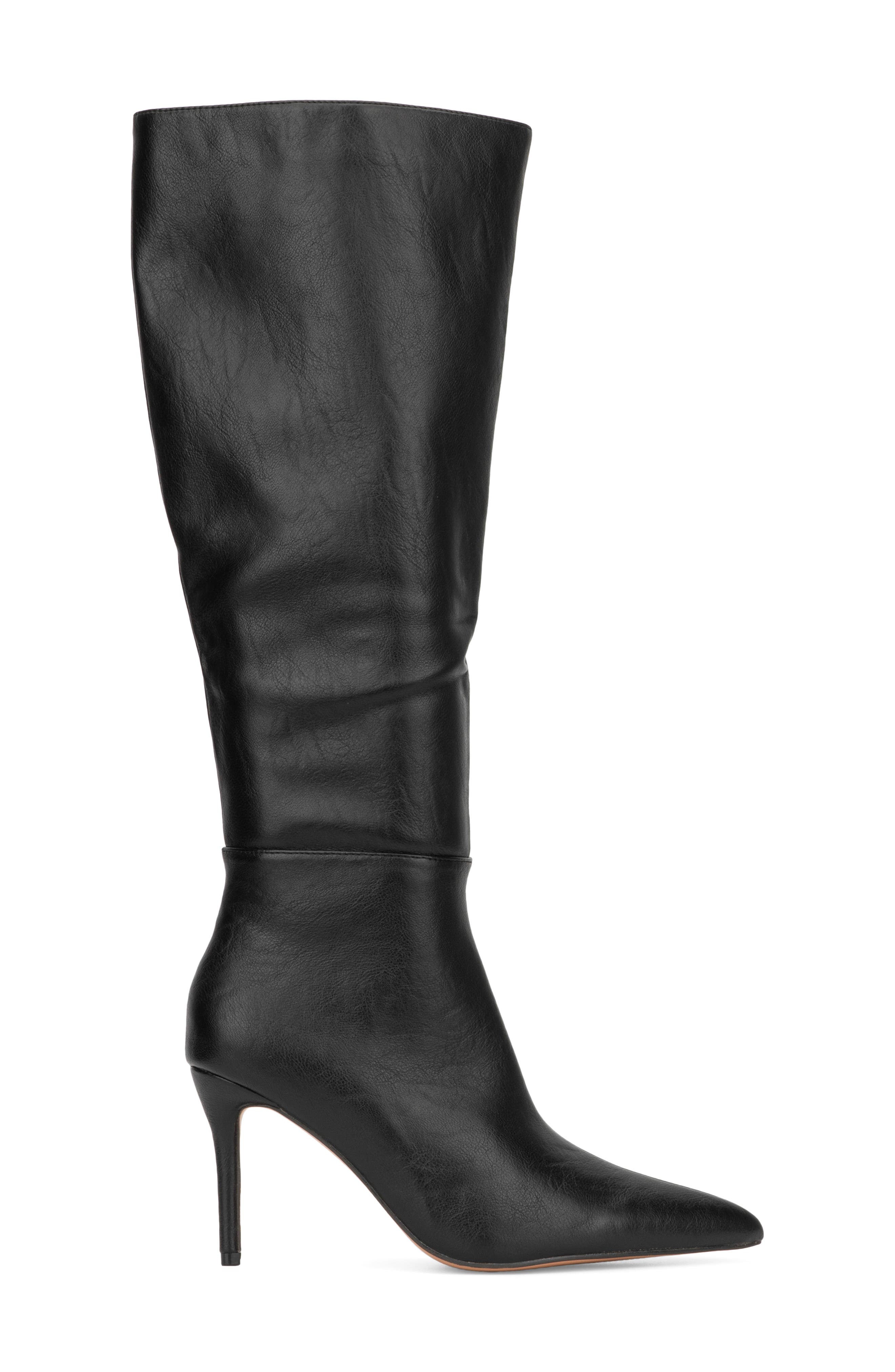 NEW YORK AND COMPANY Mae Faux Leather Tall Boot, Alternate, color, 