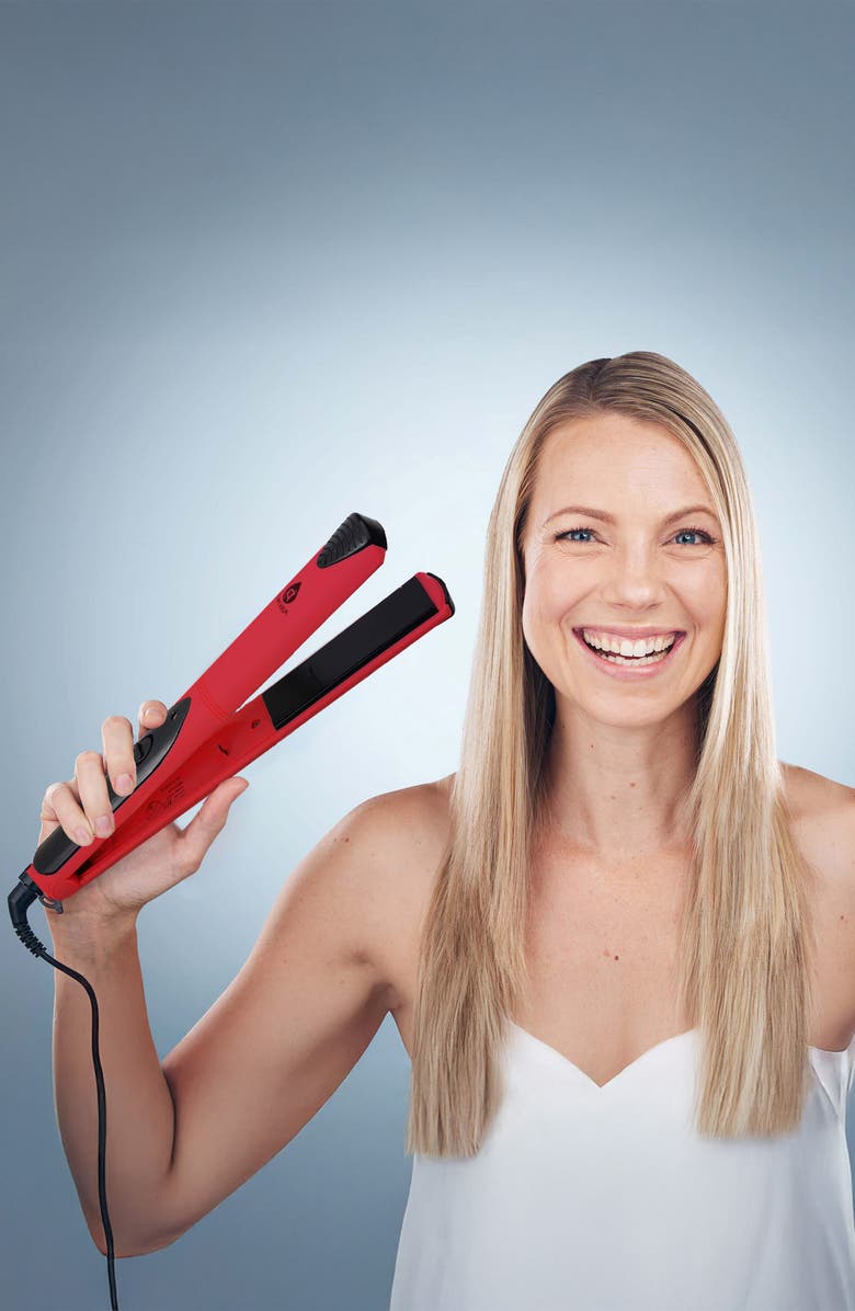 PURSONIC Set of 2 Hair Straighteners, Alternate, color, Red