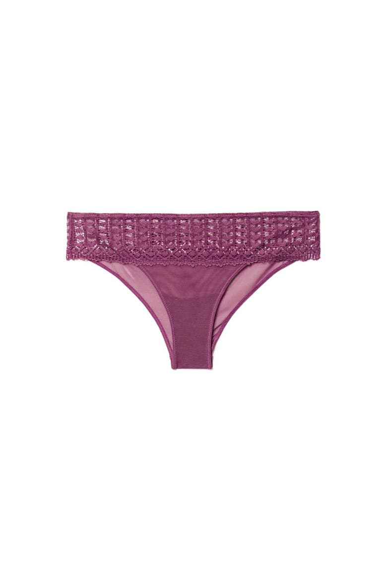 Nymphadora Bikini Panties, Alternate, color, Dark purple