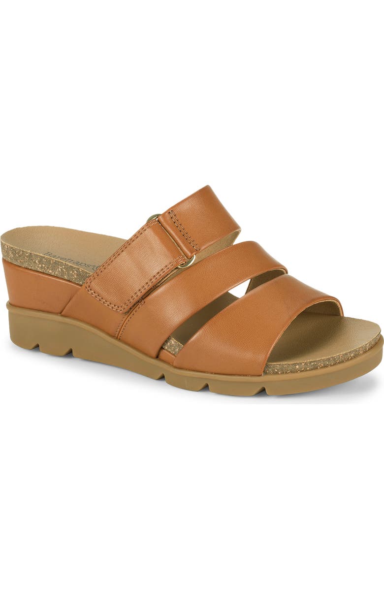BARETRAPS Michi Wedge Sandal, Main, color, Dark Caramel