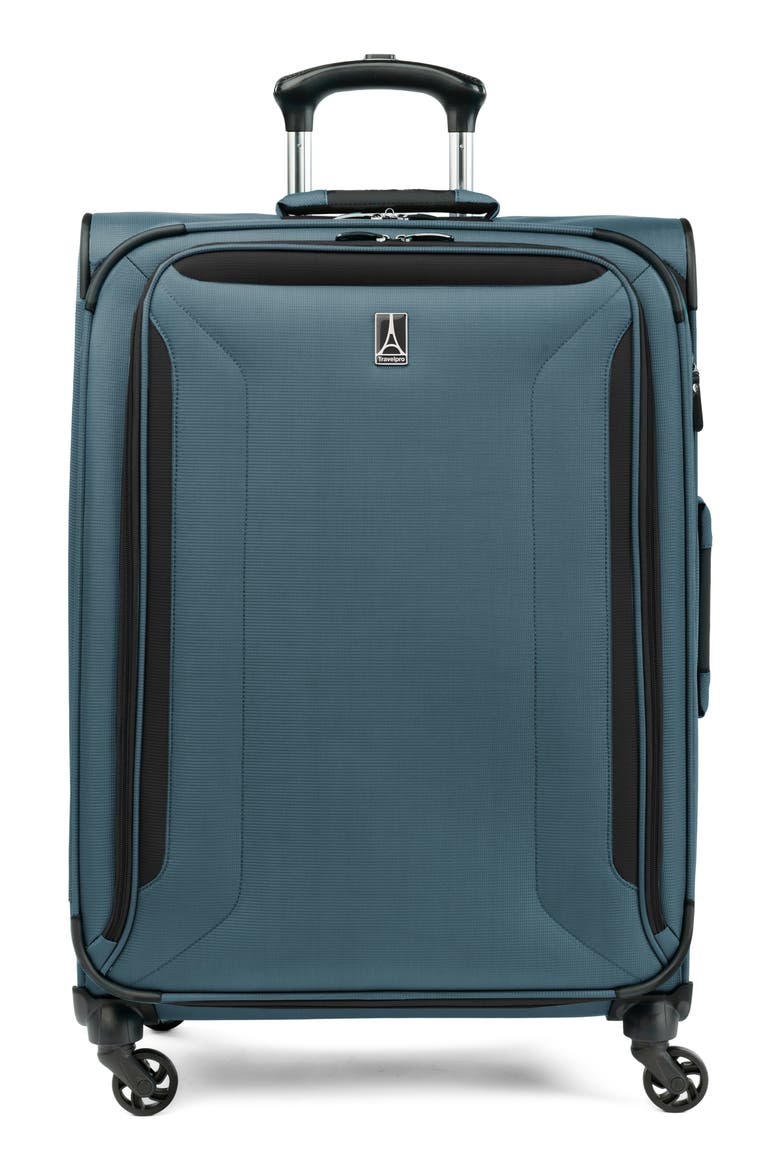 Pilot Air 2 25-Inch Expandable Spinner Suitcase, Main, color, BLUE STEEL/ BLACK