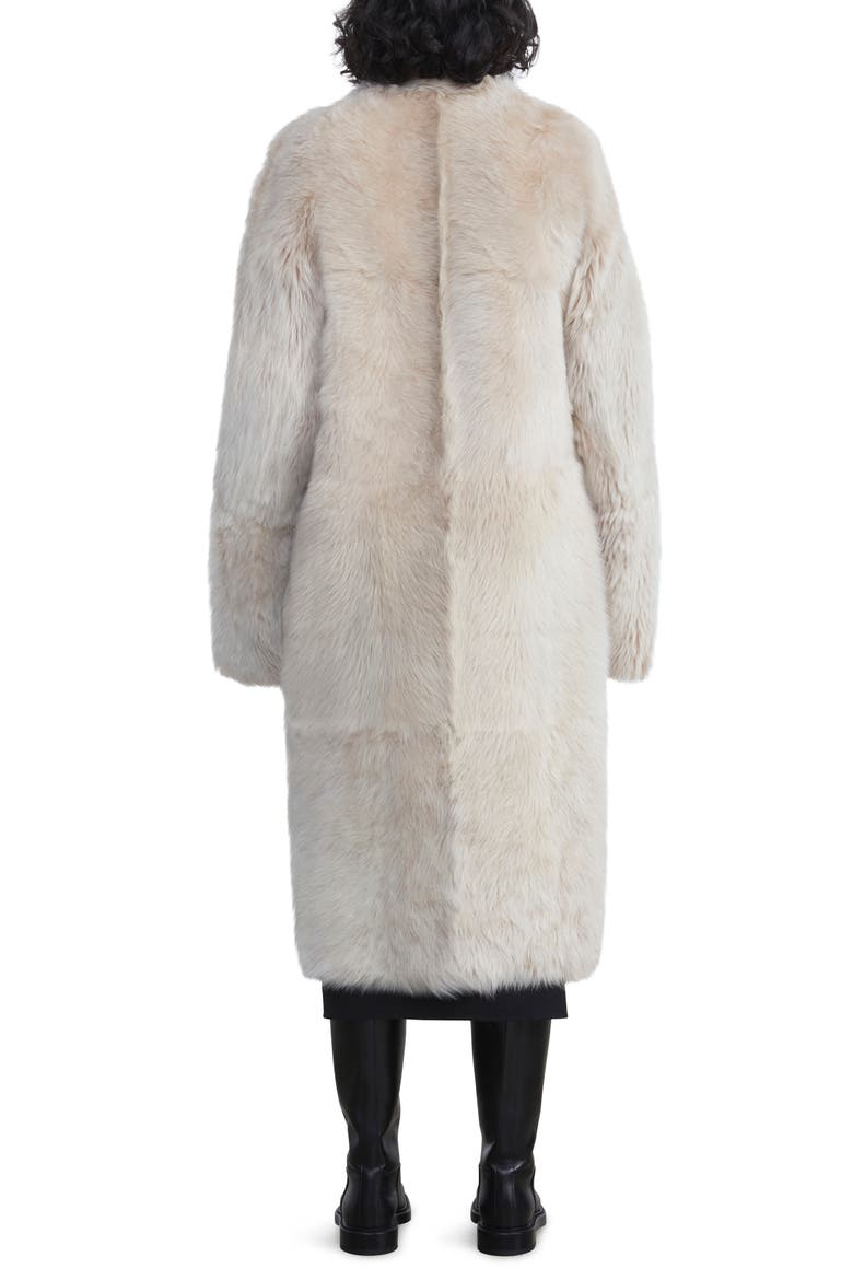 Reversible Genuine Shearling Coat, Alternate, color, DUNE