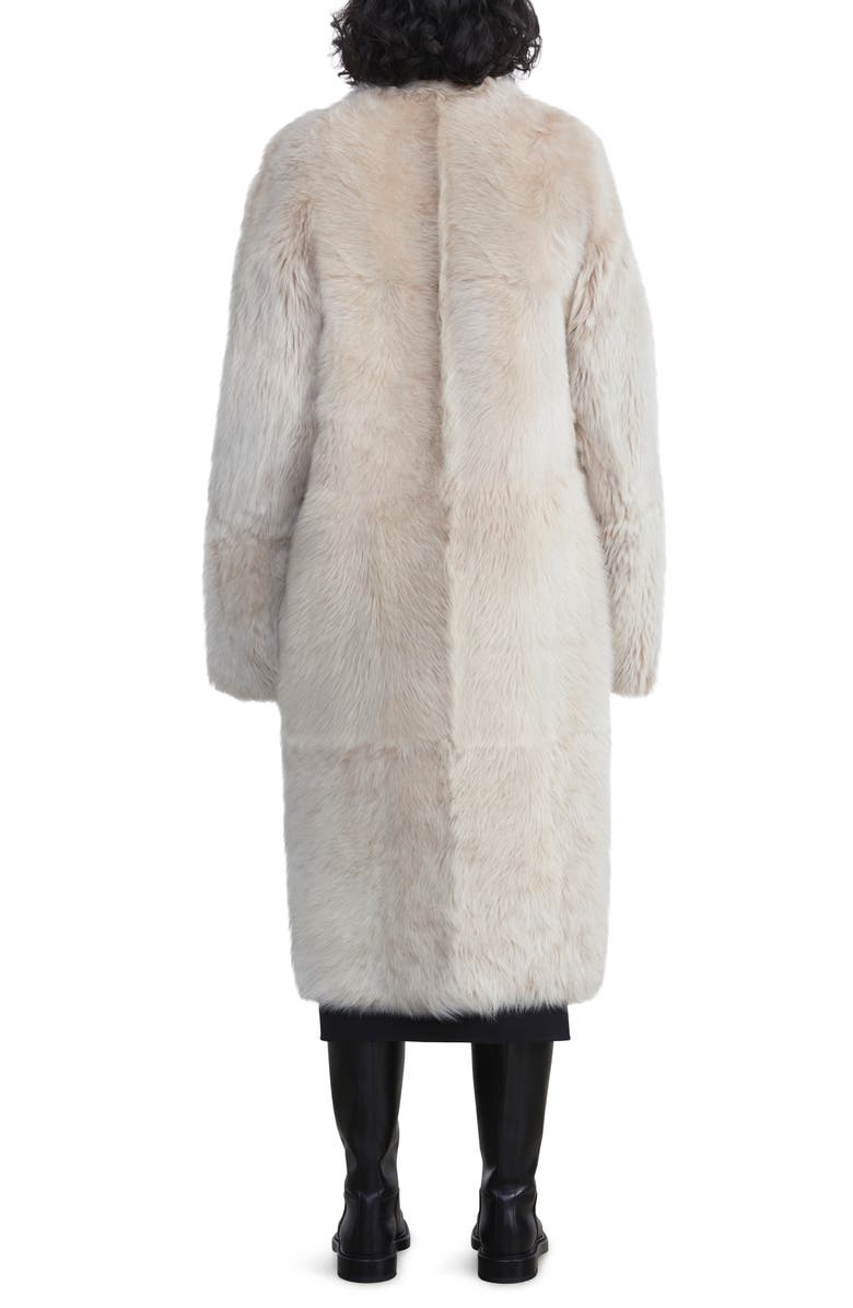 Lafayette 148 New York Reversible Genuine Shearling Coat, Alternate, color,