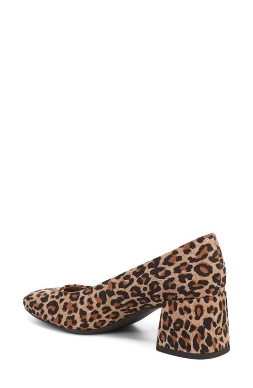 Sam & Libby Gianella Square Toe Pump In Animal Print