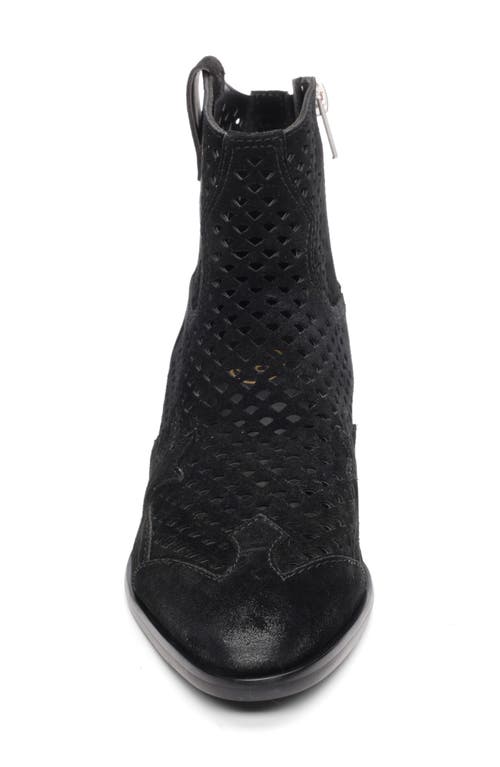 Ash Flare Bootie In Black