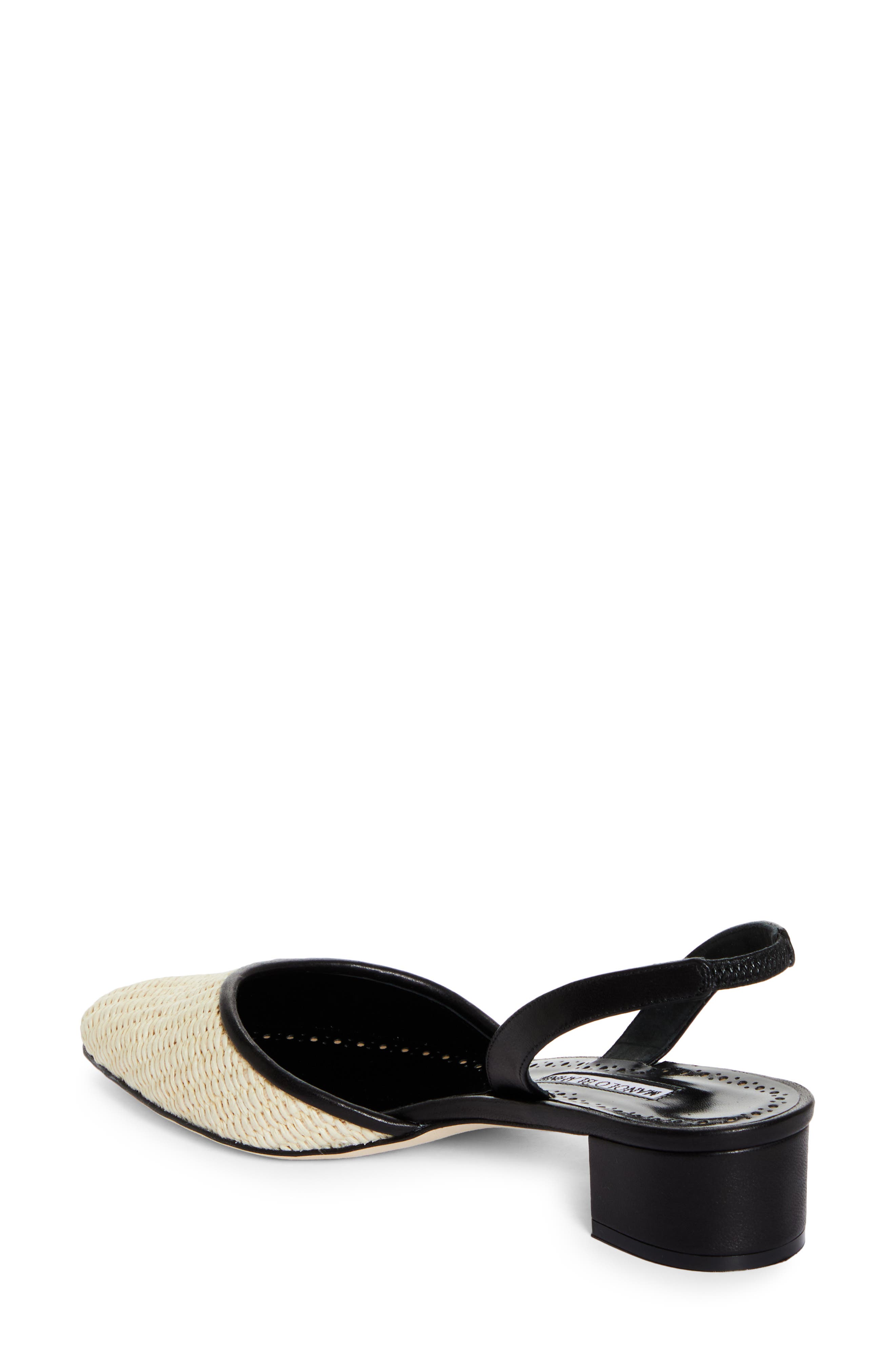 Manolo Blahnik Raffro Slingback Pump, Alternate, color, 