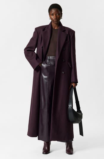 & Other Stories Longline Wool Blend Coat | Nordstrom & Other Stories Longline Wool Blend Coat | Nordstrom