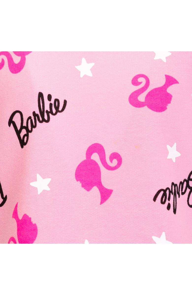 Barbie Short Sleeve Skater Dress, Alternate, color, Pink