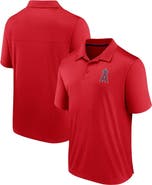 FANATICS Men's Fanatics Branded Red Los Angeles Angels Hands Down Polo