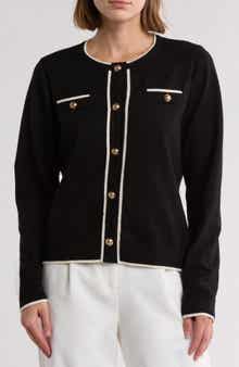 BY DESIGN Keira Chest Pocket Cardigan