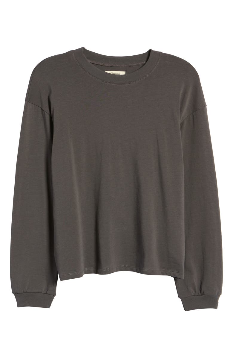 Madewell Essential Long Sleeve Supima<sup>®</sup> Cotton T-Shirt, Alternate, color,