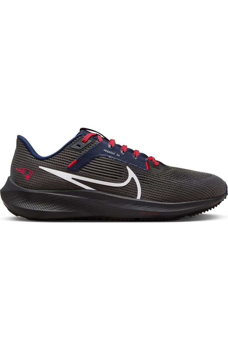 Nike Unisex Nike Anthracite New England Patriots Zoom Pegasus 40 Running Shoe, Main, color,