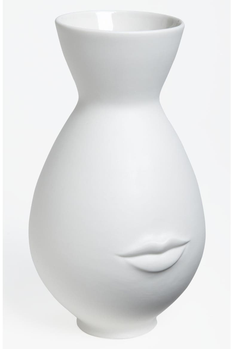 'Mr. & Mrs. Muse - Large' Vase, Alternate, color, WHITE