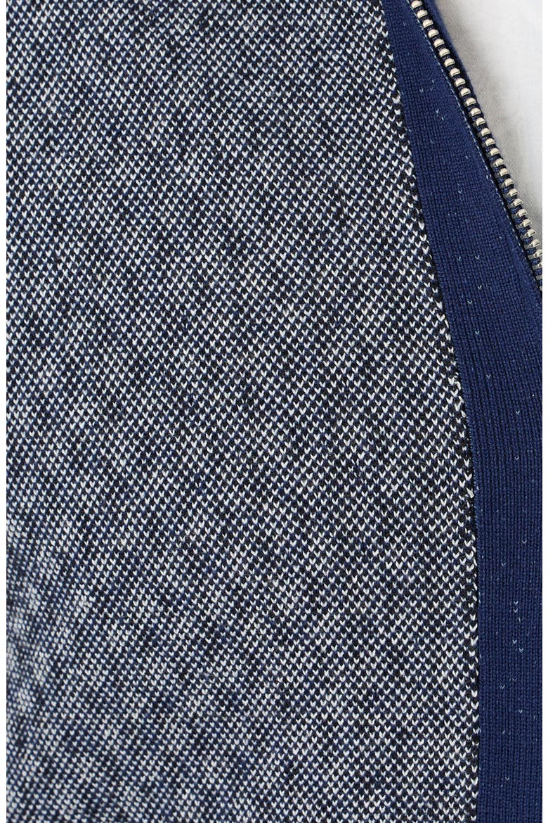 Loreto Full Zip Sweater, Alternate, color, NAVY