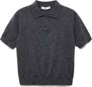MANGO Selection Wool Sweater Polo