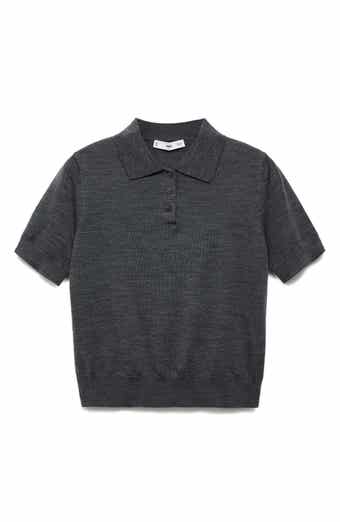 MANGO Selection Wool Sweater Polo