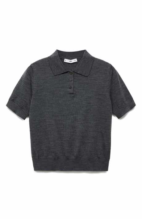 MANGO Selection Wool Sweater Polo